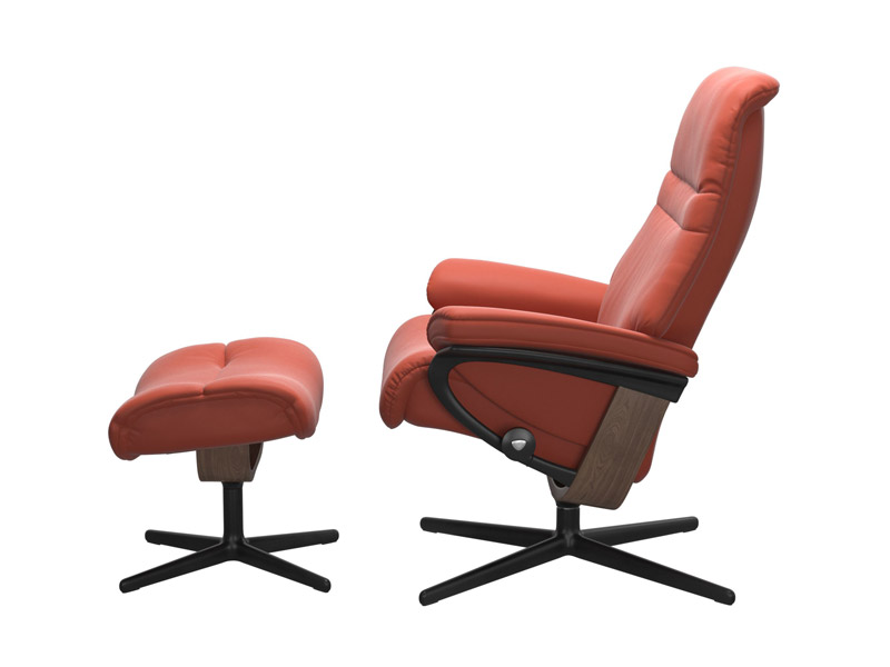 Stressless Sunrise (M) Cross Chair with Ottoman 