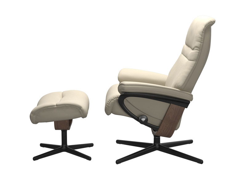Stressless Sunrise (M) Cross Chair with Ottoman 