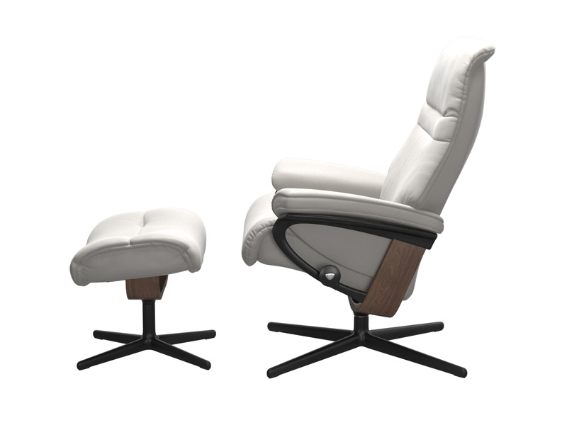 Stressless Sunrise (M) Cross Chair with Ottoman 