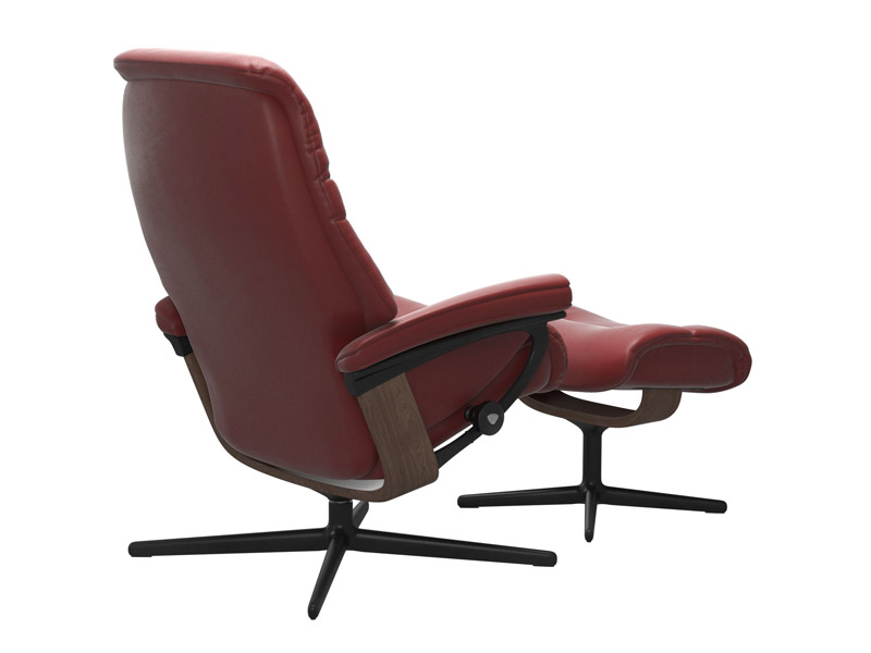 Stressless Sunrise (M) Cross Chair with Ottoman 