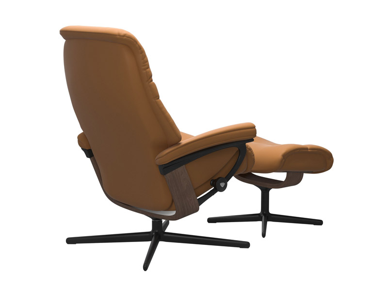 Stressless Sunrise (M) Cross Chair with Ottoman 