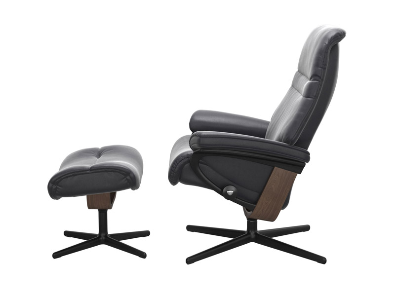 Stressless Sunrise (M) Cross Chair with Ottoman 