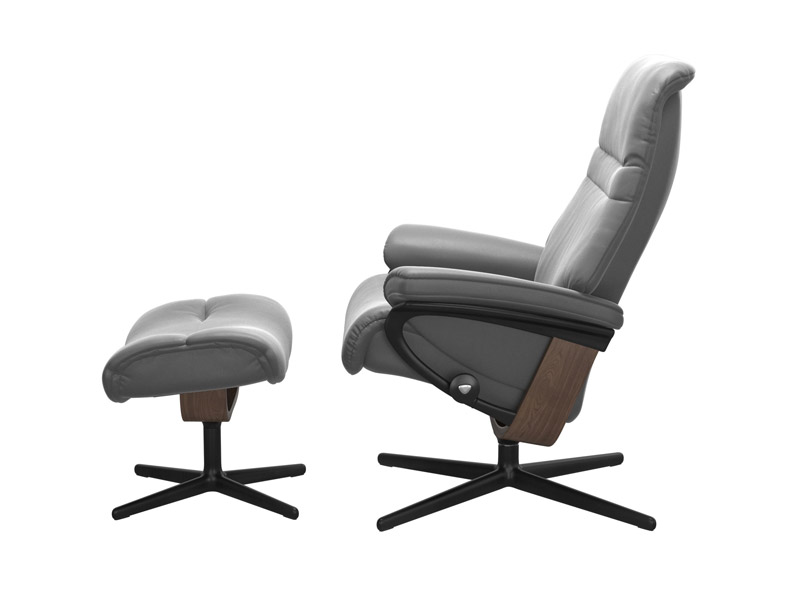 Stressless Sunrise (M) Cross Chair with Ottoman 