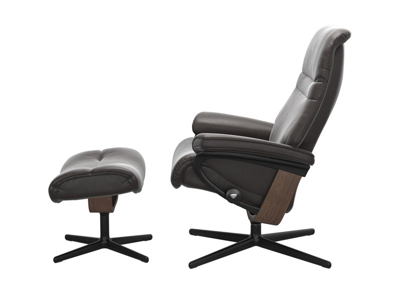 Stressless Sunrise (M) Cross Chair with Ottoman 
