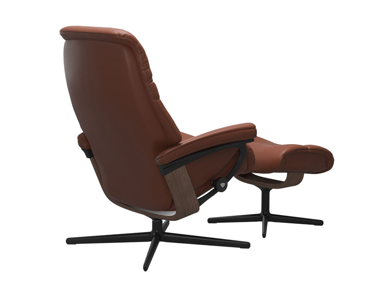 Stressless Sunrise (M) Cross Chair with Ottoman 
