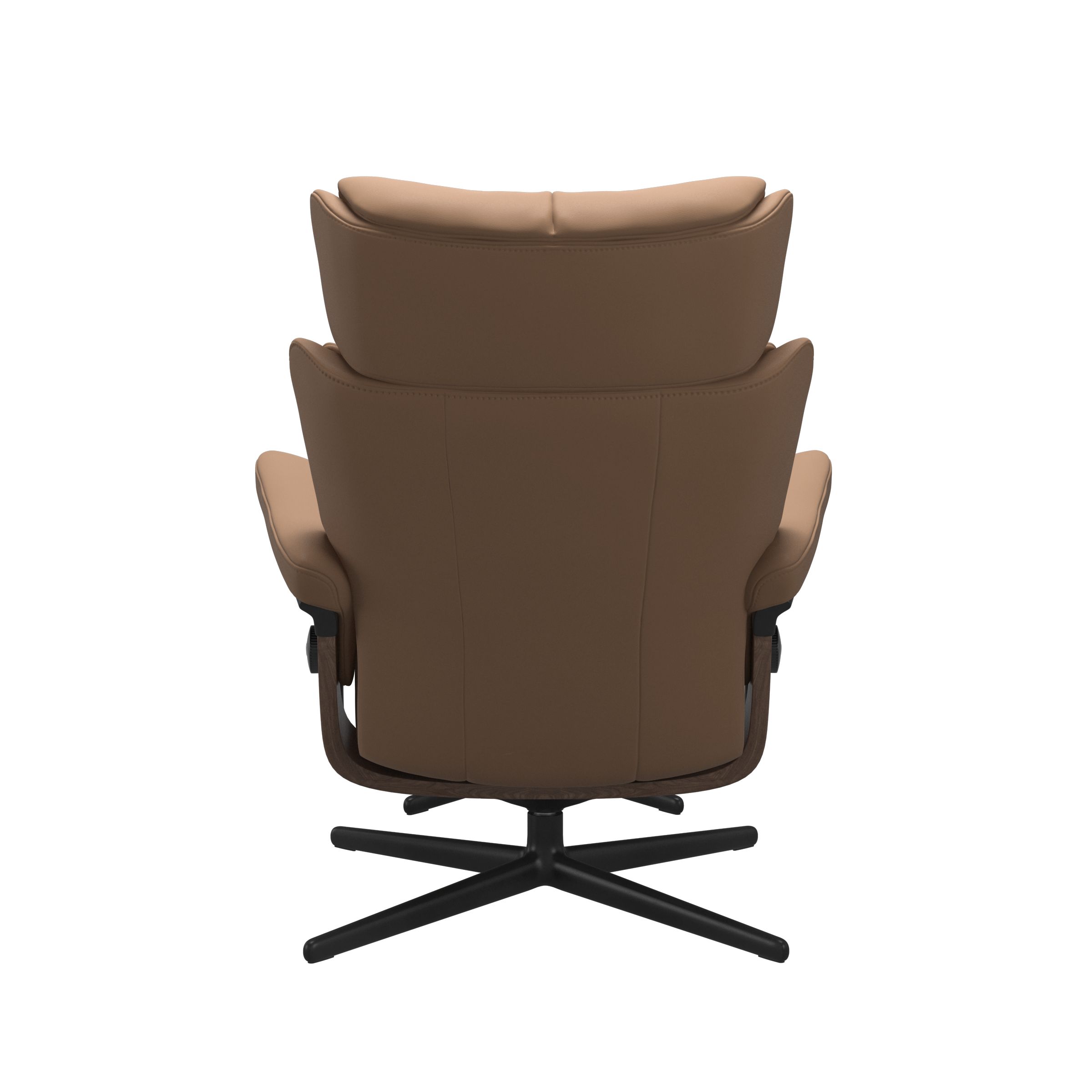 Stressless Magic (M) Cross Base Recliner with Ottoman