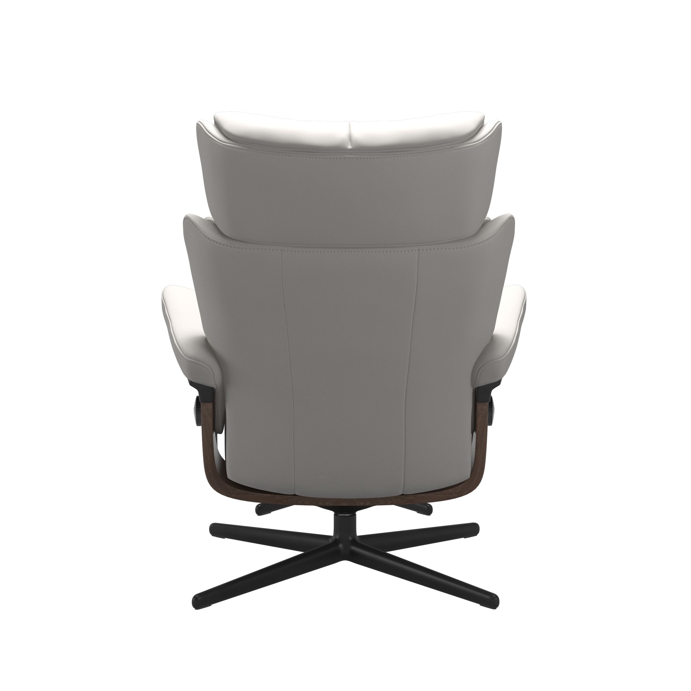 Stressless Magic (M) Cross Base Recliner with Ottoman