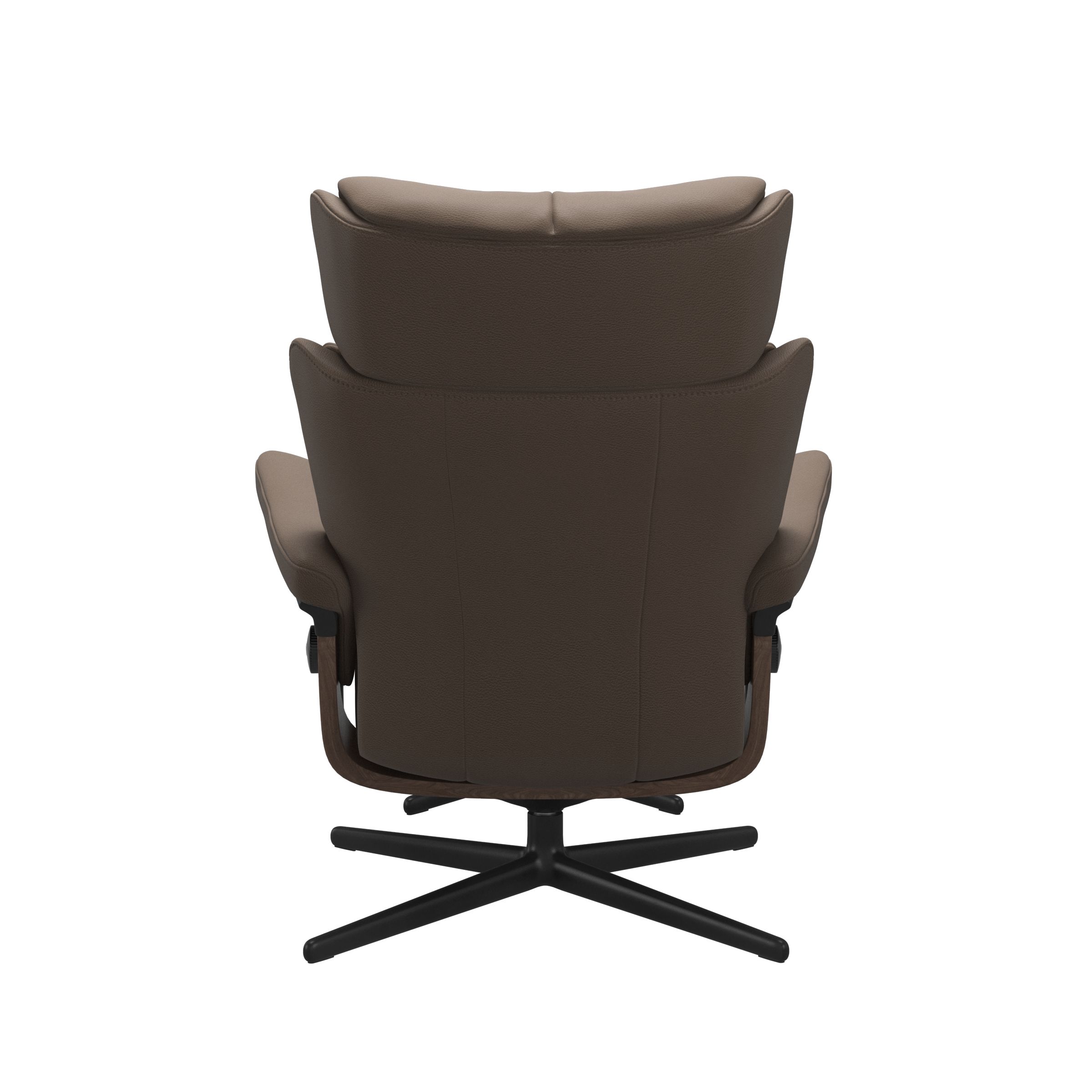 Stressless Magic (M) Cross Base Recliner with Ottoman