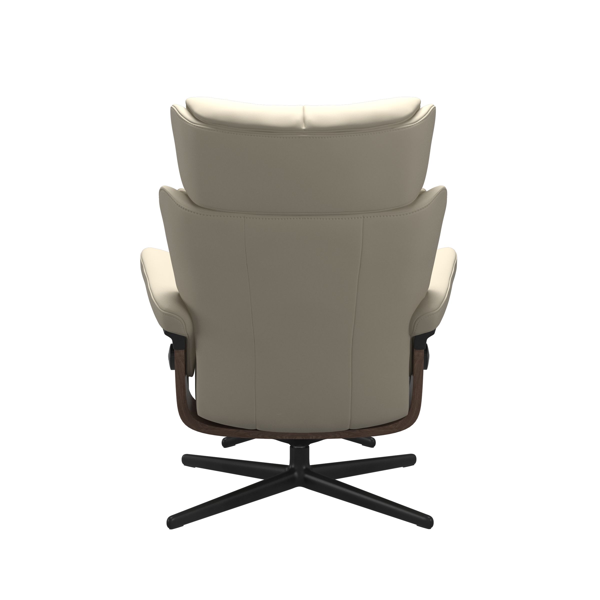 Stressless Magic (M) Cross Base Recliner with Ottoman