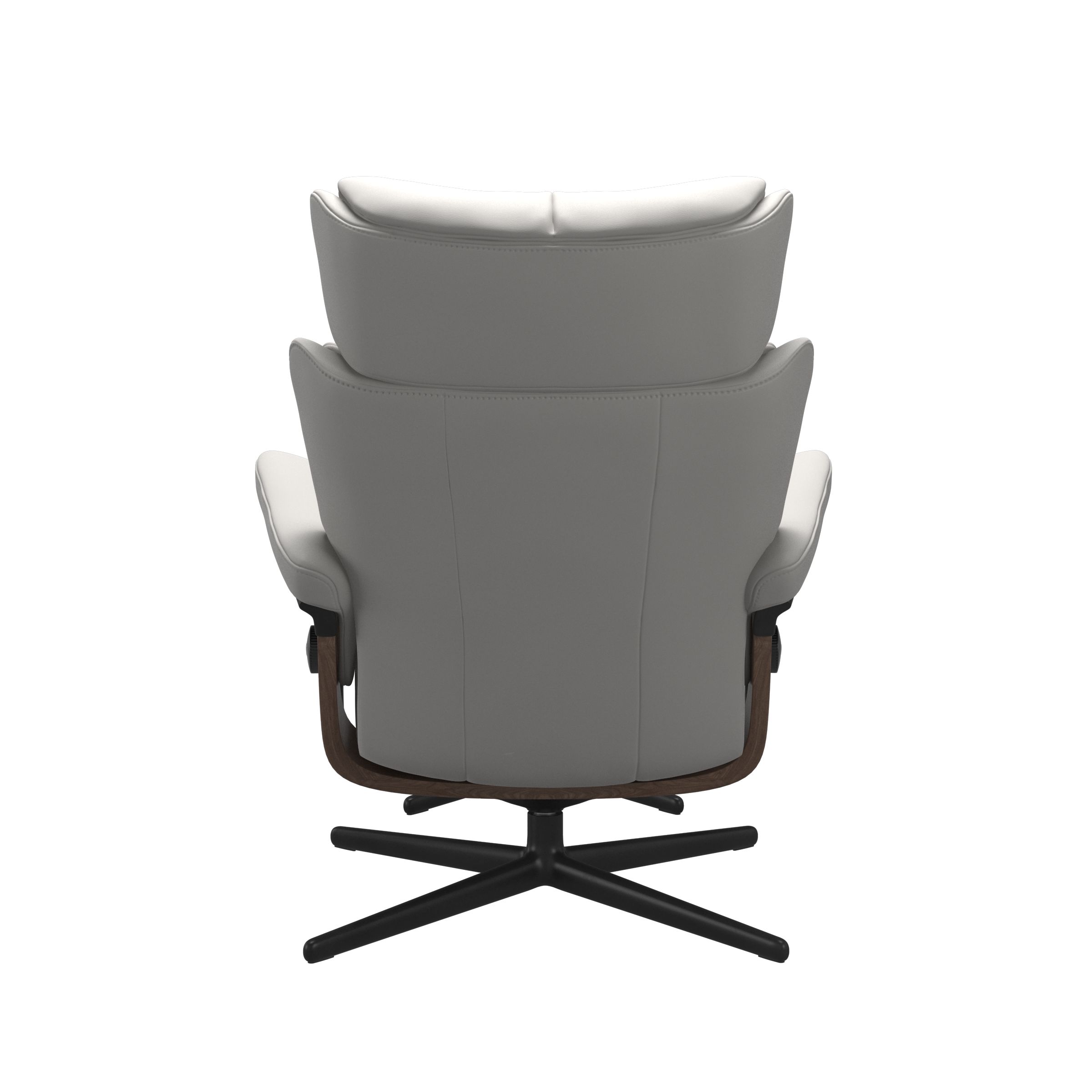 Stressless Magic (M) Cross Base Recliner with Ottoman