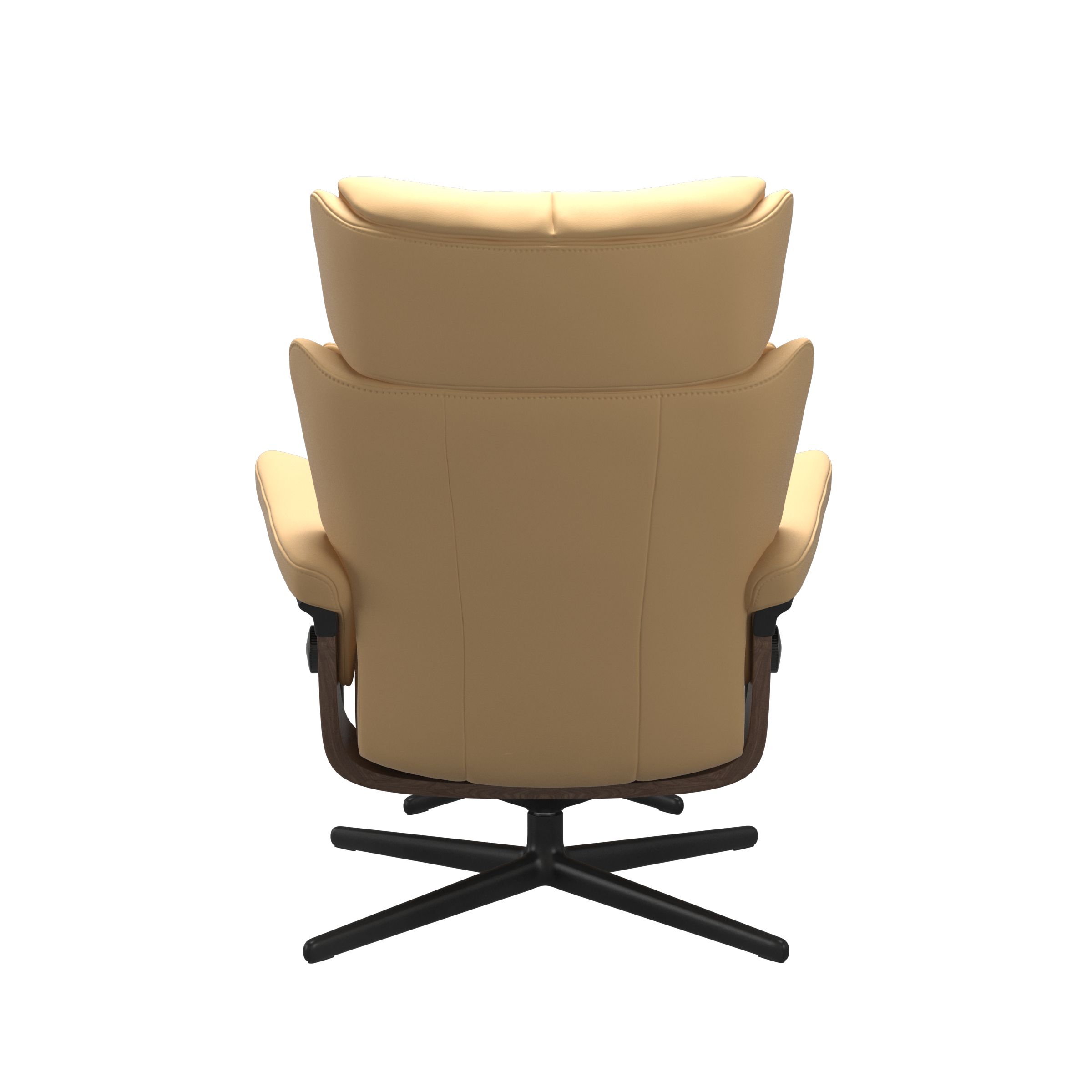 Stressless Magic (M) Cross Base Recliner with Ottoman