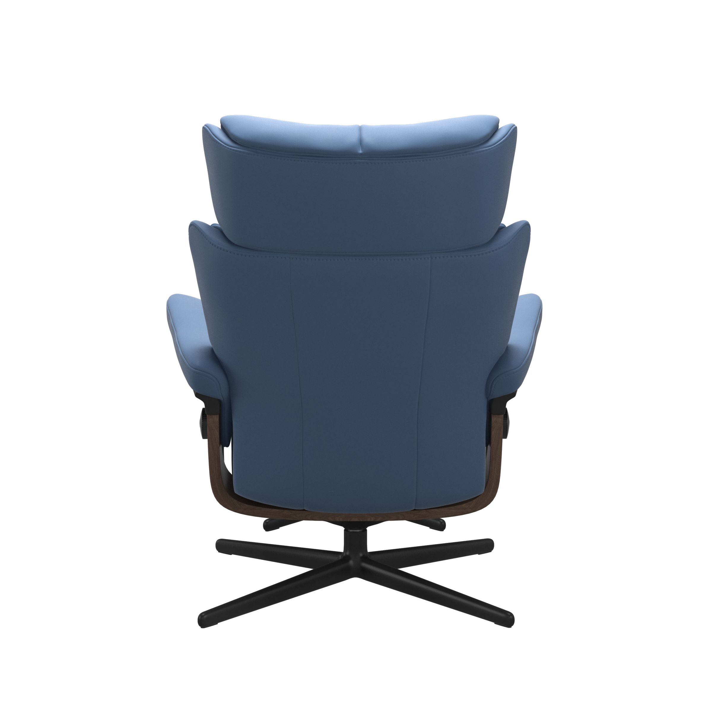 Stressless Magic (M) Cross Base Recliner with Ottoman