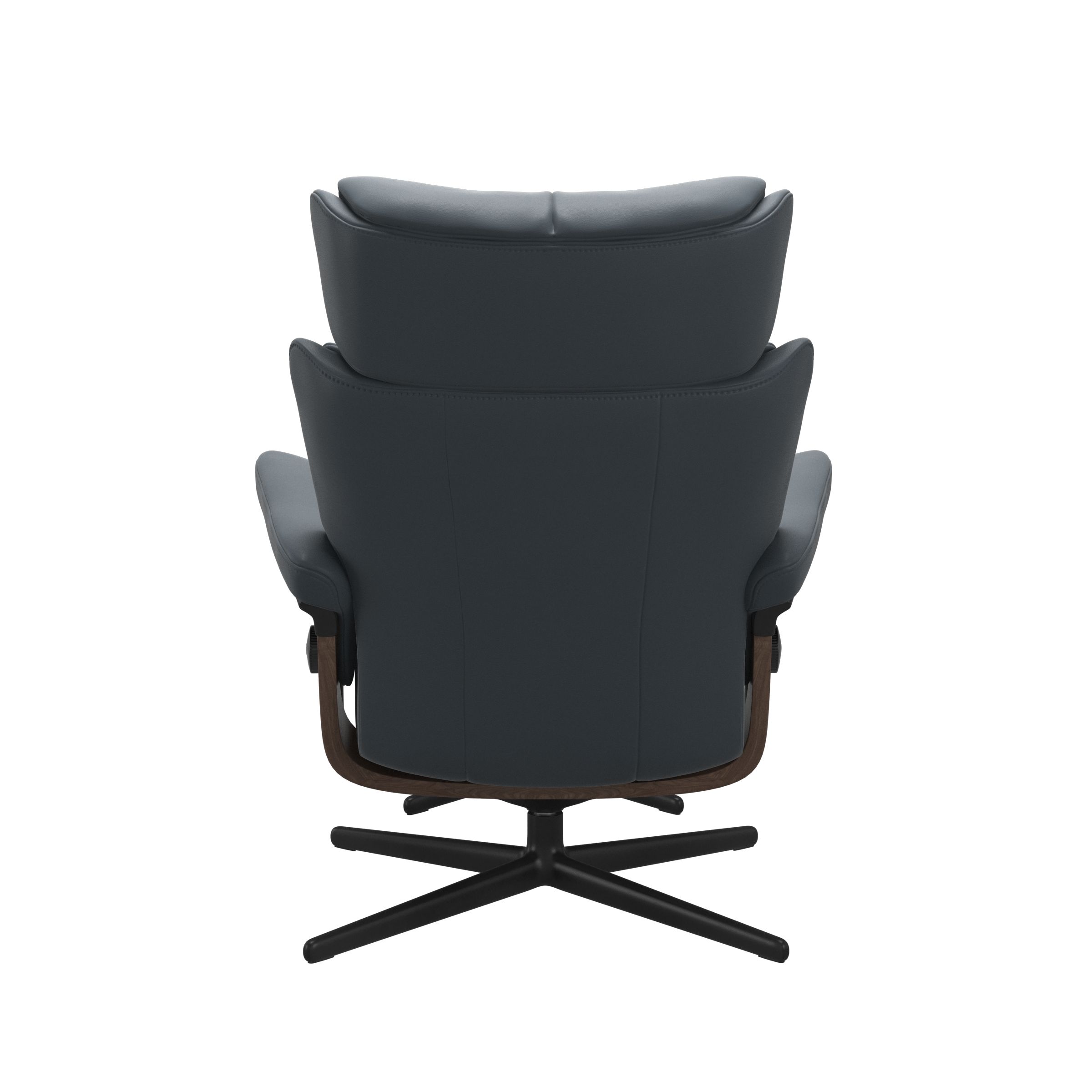 Stressless Magic (M) Cross Base Recliner with Ottoman