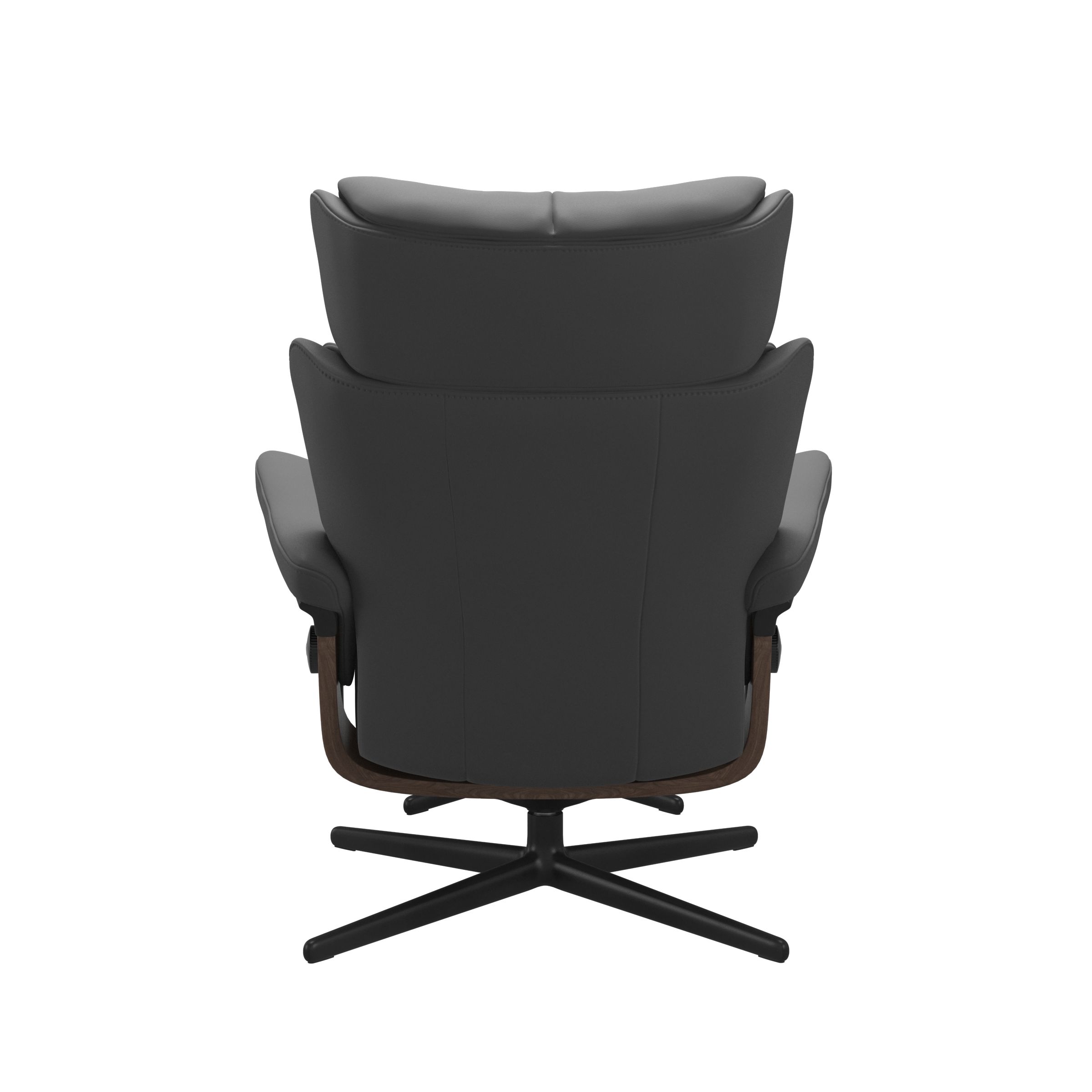 Stressless Magic (M) Cross Base Recliner with Ottoman