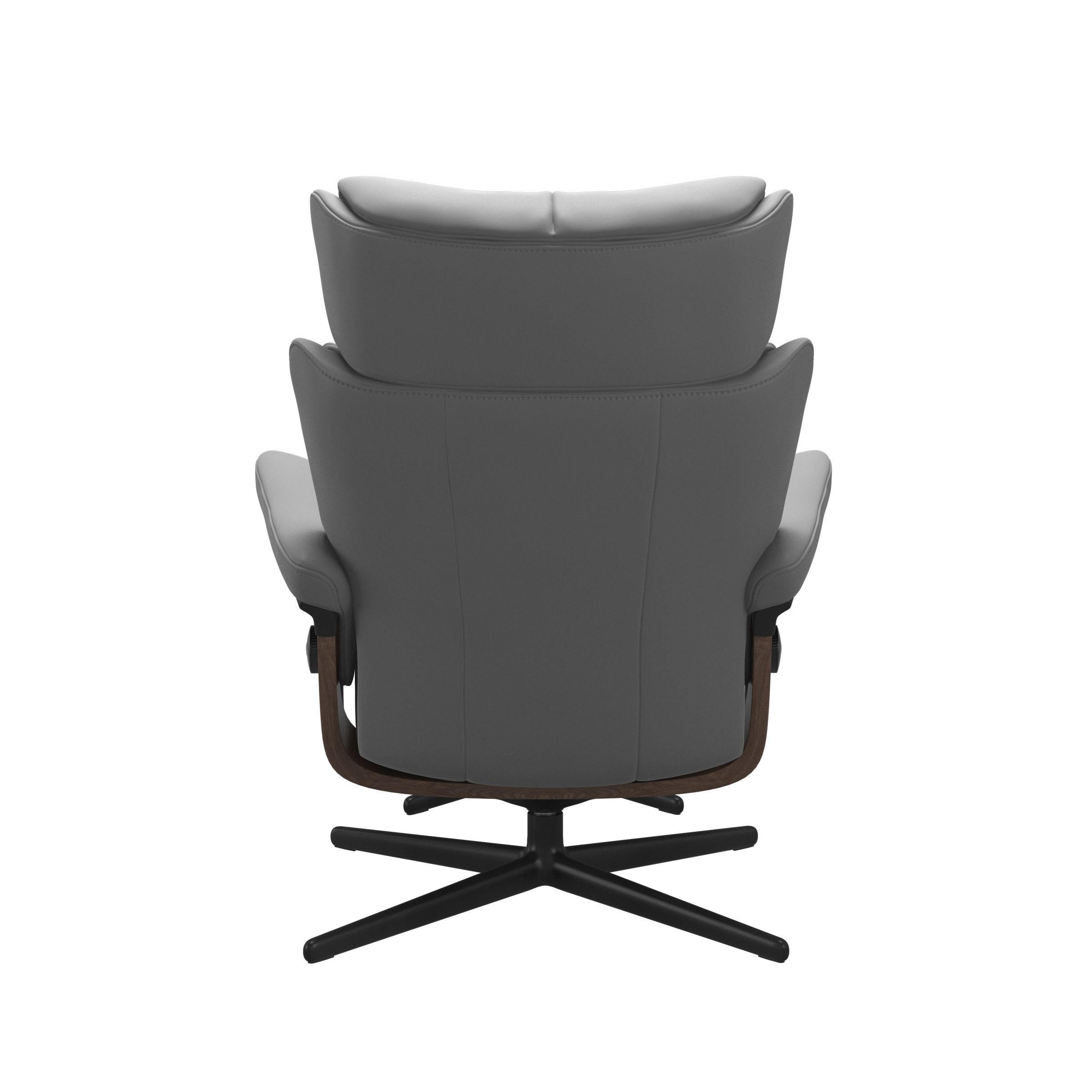 Stressless Magic (M) Cross Base Recliner with Ottoman