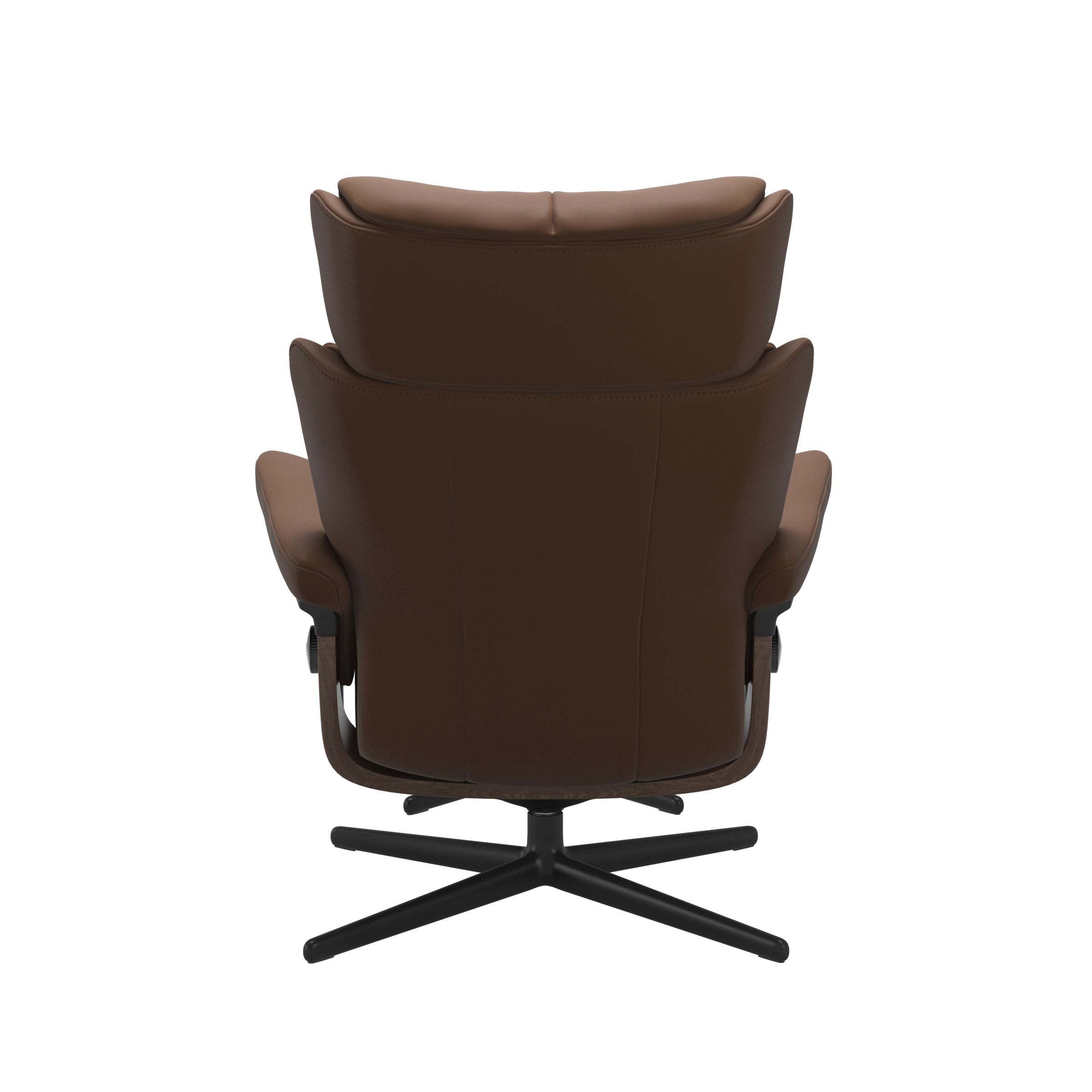 Stressless Magic (M) Cross Base Recliner with Ottoman