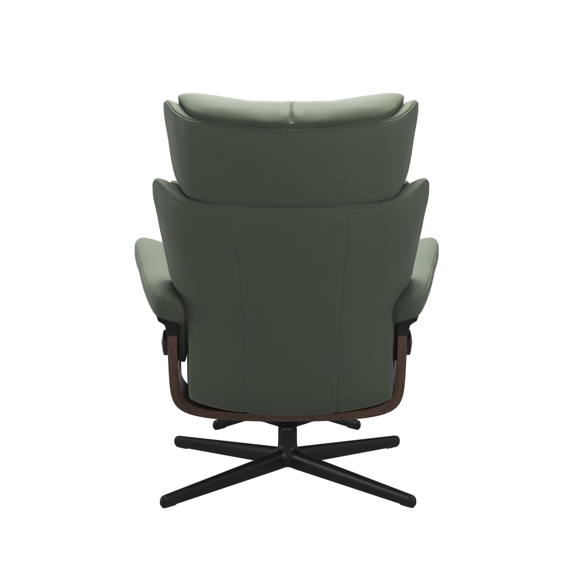 Stressless Magic (M) Cross Base Recliner with Ottoman