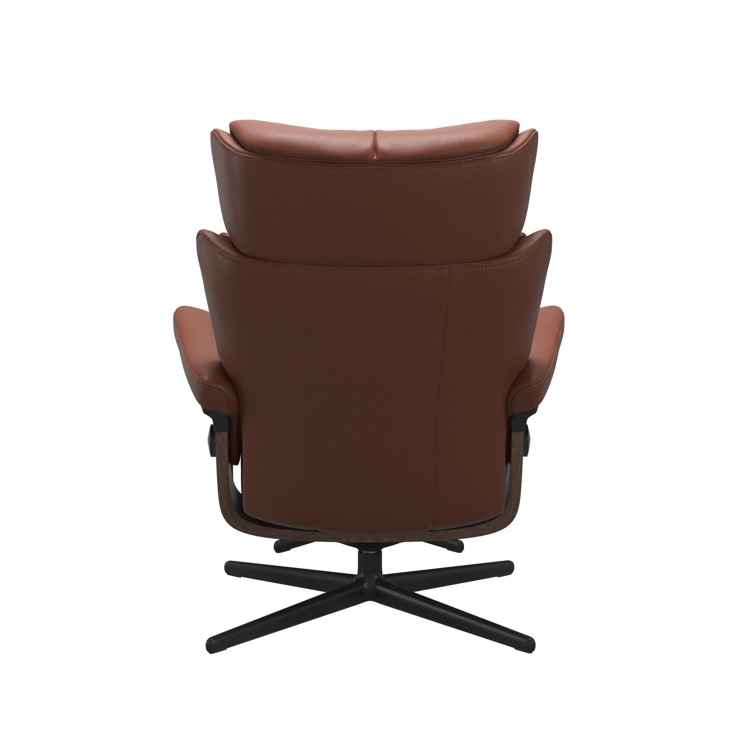 Stressless Magic (M) Cross Base Recliner with Ottoman