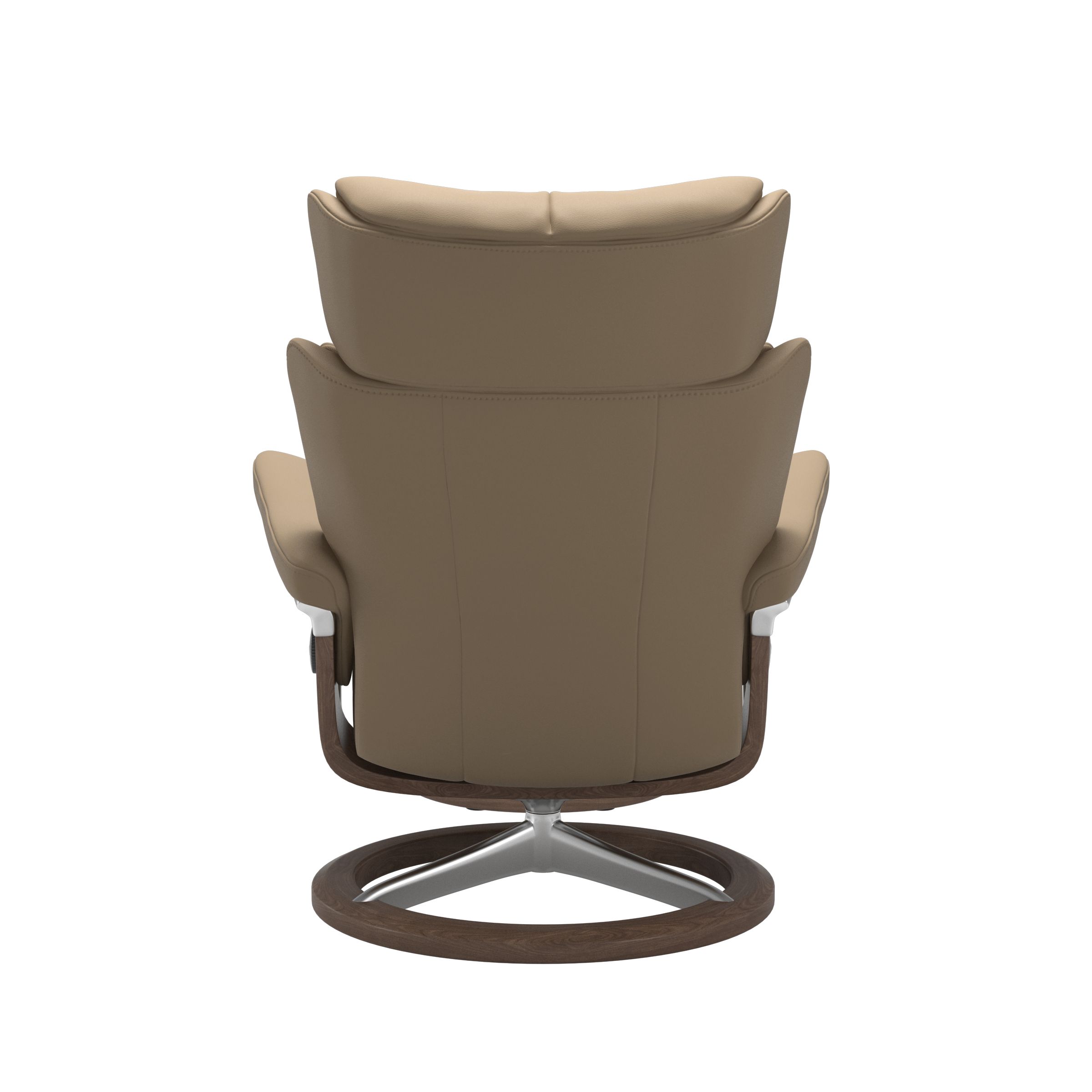 Stressless Magic (M) Signature Base Recliner with Ottoman