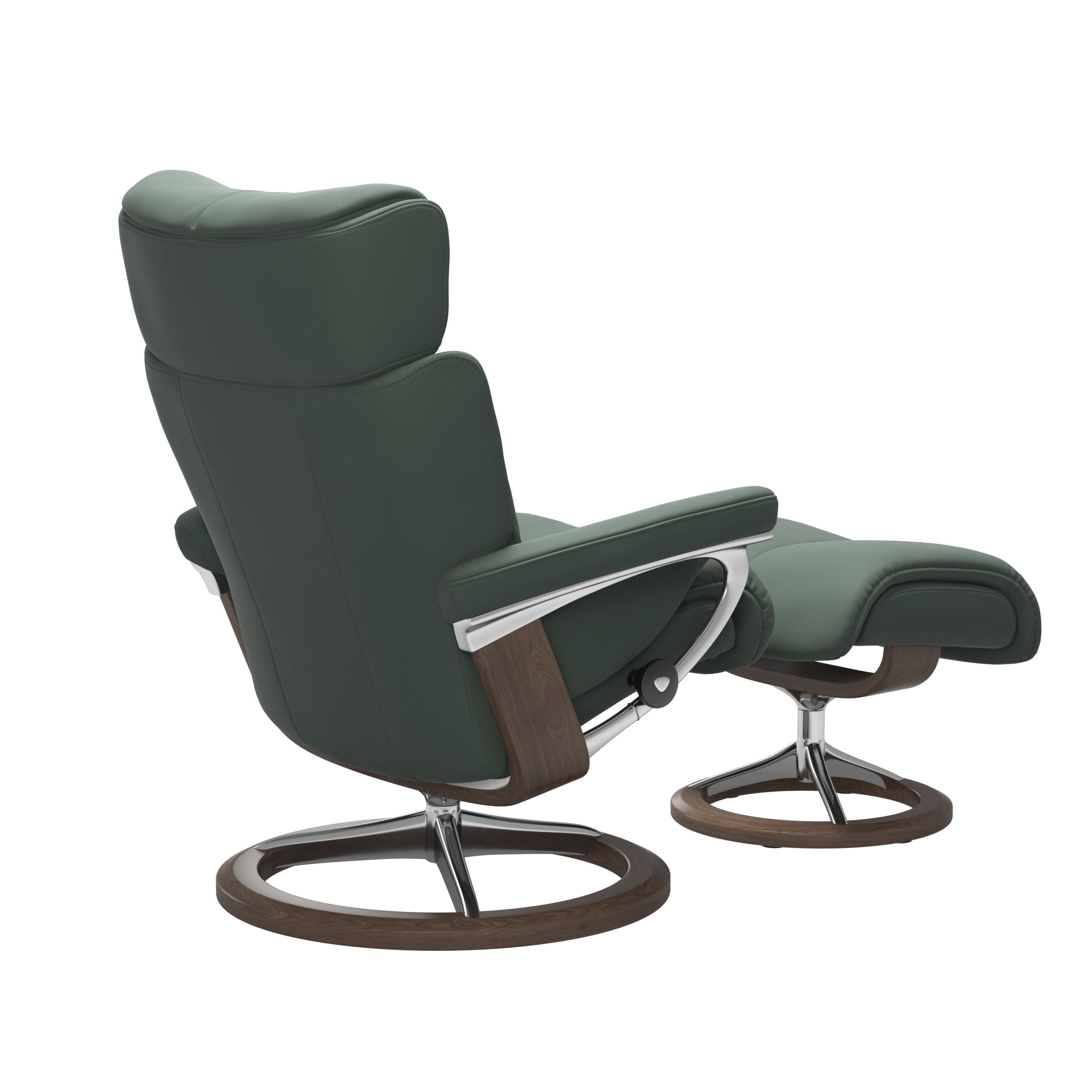 Stressless Magic (M) Signature Base Recliner with Ottoman