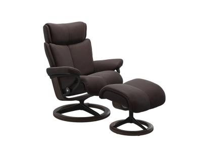 Stressless Magic (M) Signature Chair with Footstool