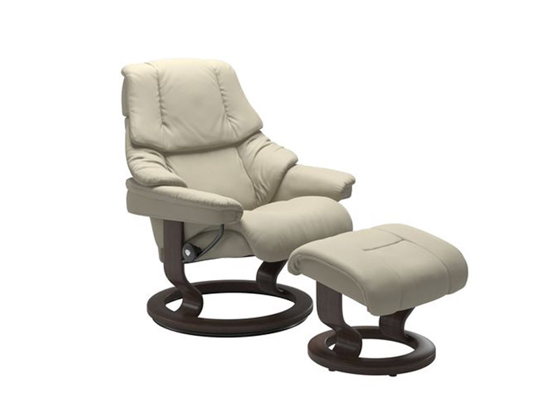 Stressless Reno (M) Classic Chair with Footstool 