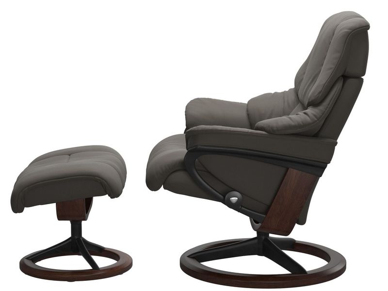 Stressless Reno (M) Signature Chair with Footstool 
