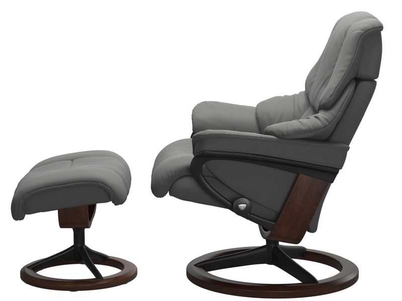 Stressless Reno (M) Signature Chair with Footstool 