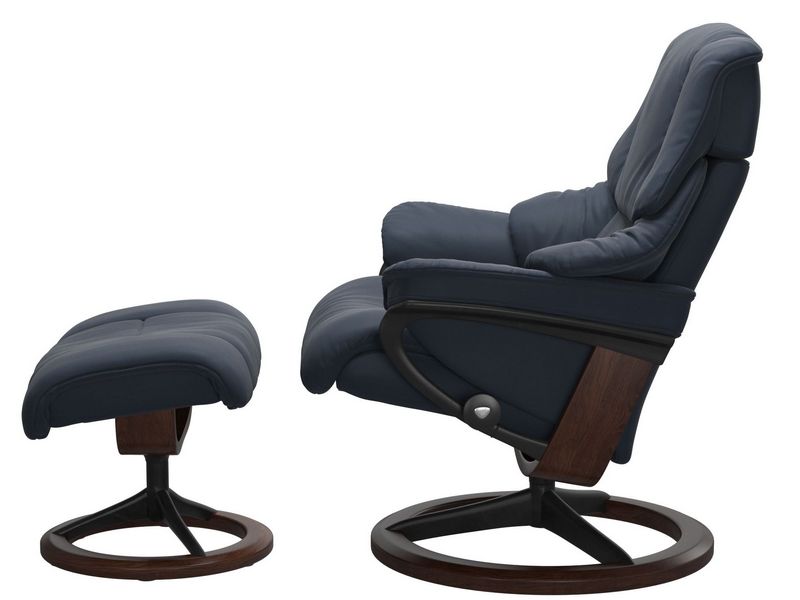 Stressless Reno (M) Signature Chair with Footstool 