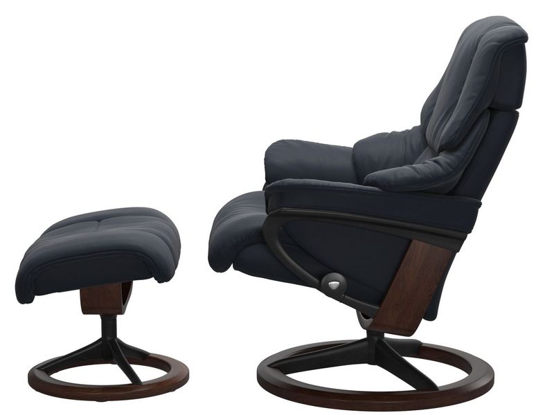Stressless Reno (M) Signature Chair with Footstool 