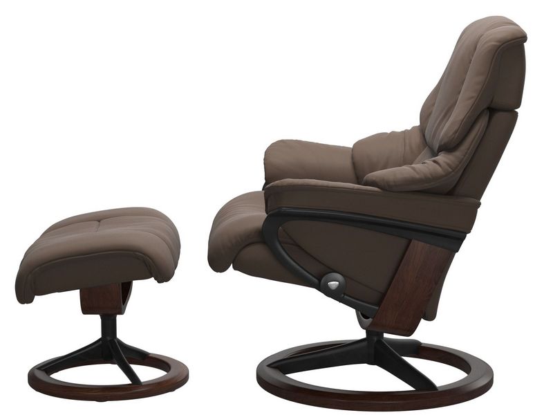 Stressless Reno (M) Signature Chair with Footstool 