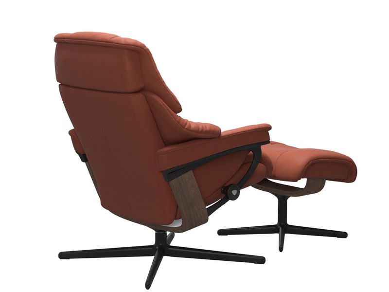 Stressless Reno (M) Cross Chair with Ottoman 