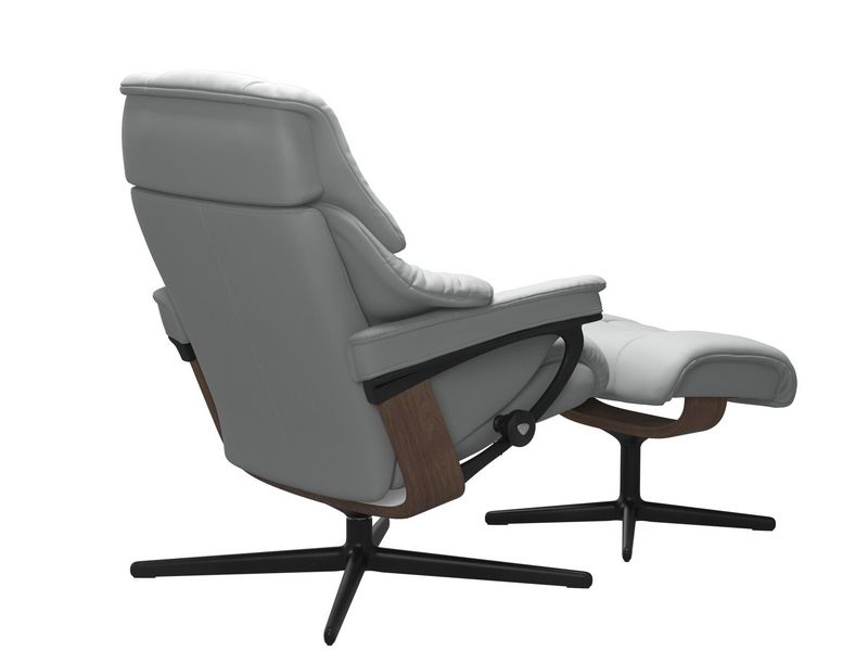 Stressless Reno (M) Cross Chair with Ottoman 