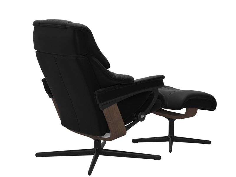 Stressless Reno (M) Cross Chair with Ottoman 