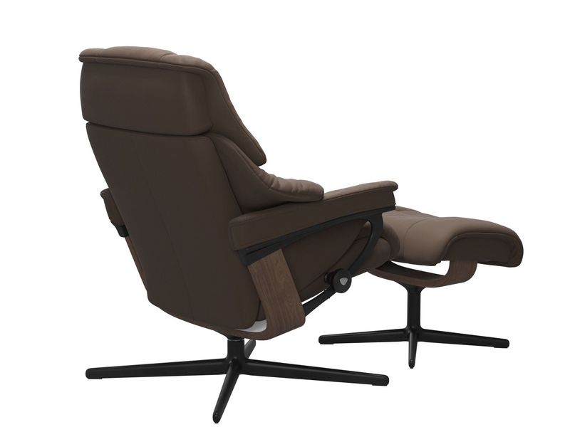 Stressless Reno (M) Cross Chair with Ottoman 