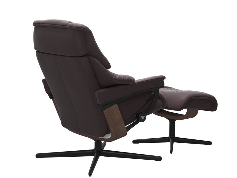 Stressless Reno (M) Cross Chair with Ottoman 