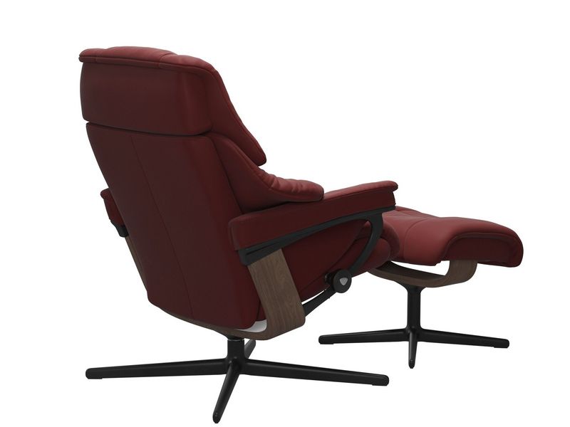 Stressless Reno (M) Cross Chair with Ottoman 