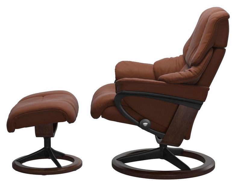 Stressless Reno (M) Signature Chair with Footstool 