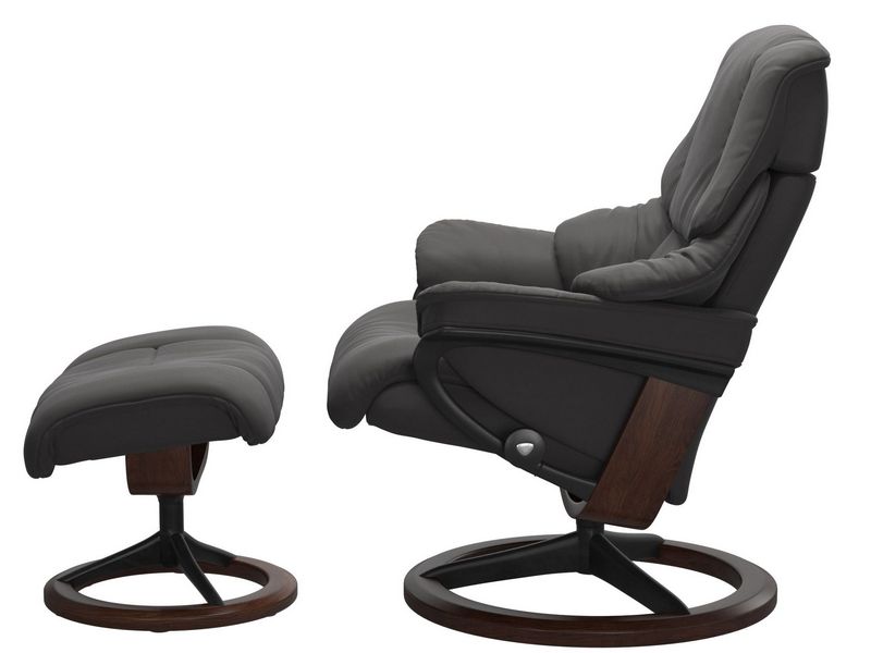 Stressless Reno (M) Signature Chair with Footstool 