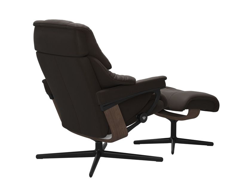 Stressless Reno (M) Cross Chair with Ottoman 