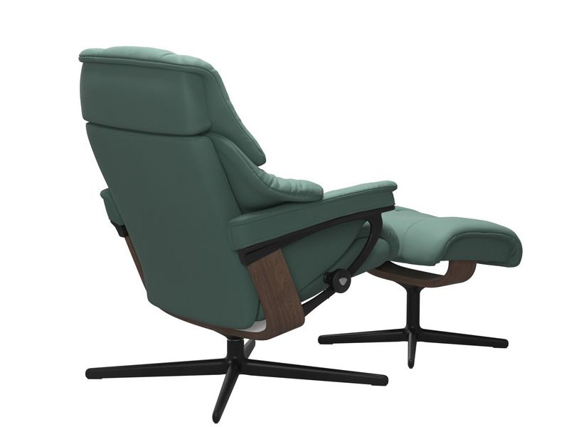 Stressless Reno (M) Cross Chair with Ottoman 