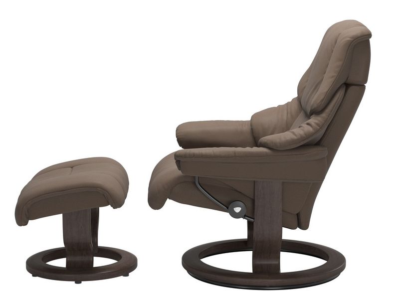 Stressless Reno (M) Classic Chair with Footstool 