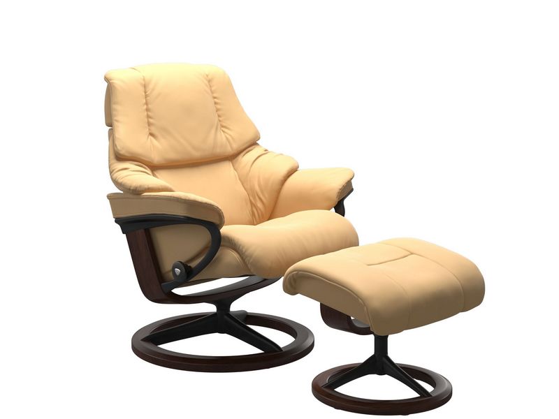 Stressless Reno (M) Signature Chair with Footstool 
