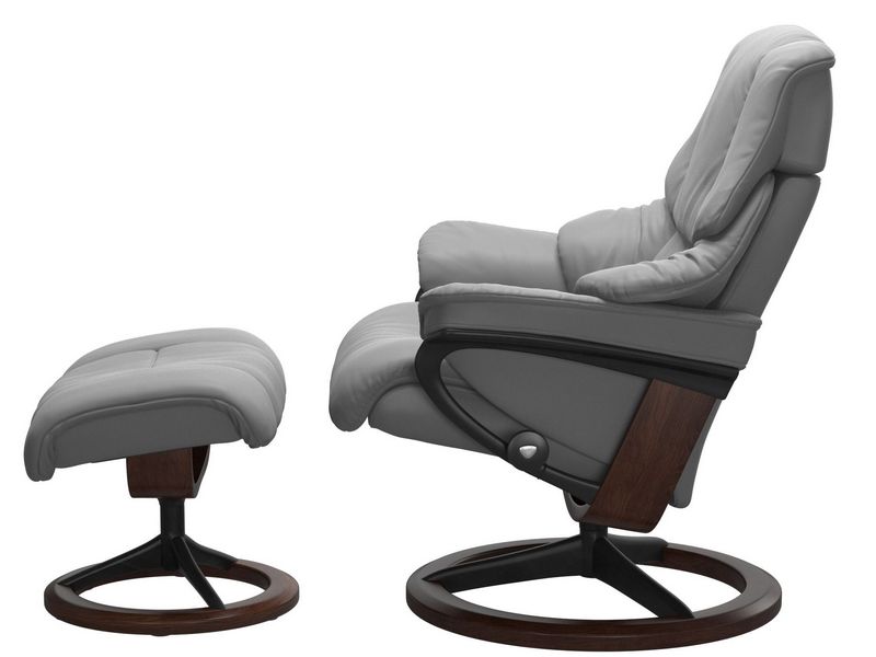 Stressless Reno (M) Signature Chair with Footstool 