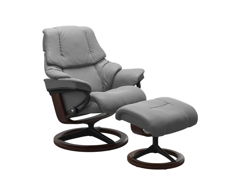 Stressless Reno (M) Signature Chair with Footstool 