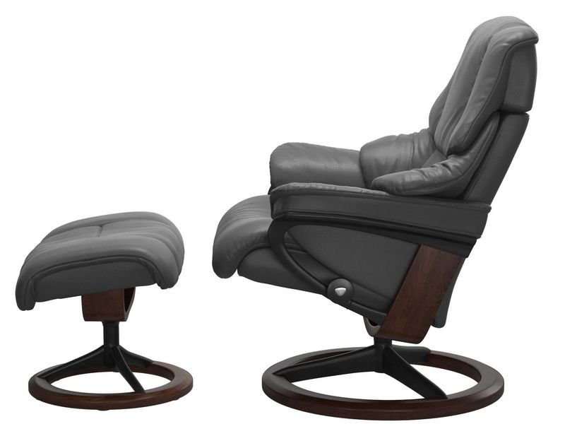 Stressless Reno (M) Signature Chair with Footstool 