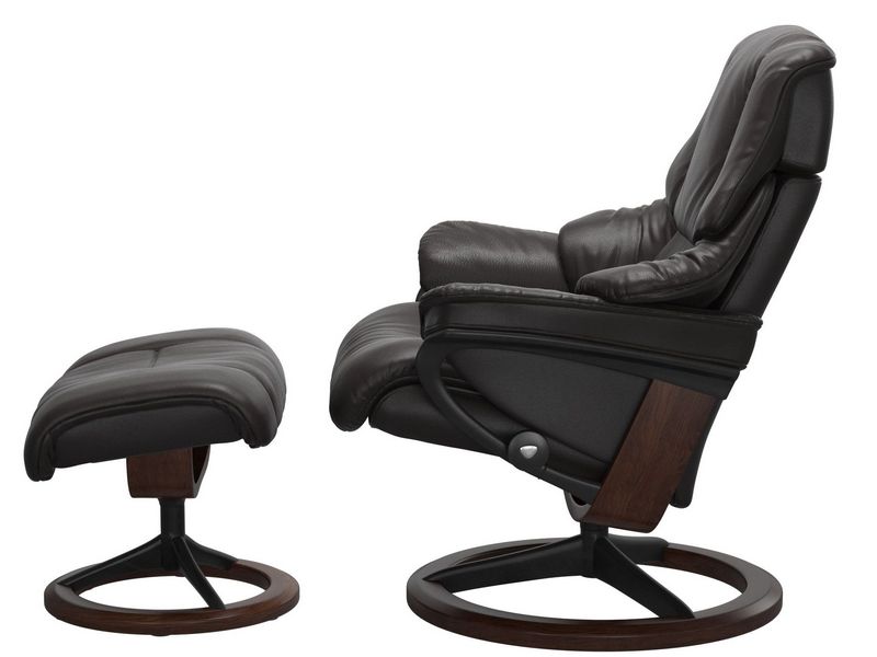 Stressless Reno (M) Signature Chair with Footstool 
