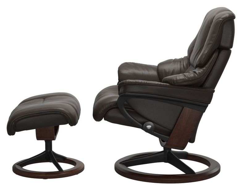 Stressless Reno (M) Signature Chair with Footstool 