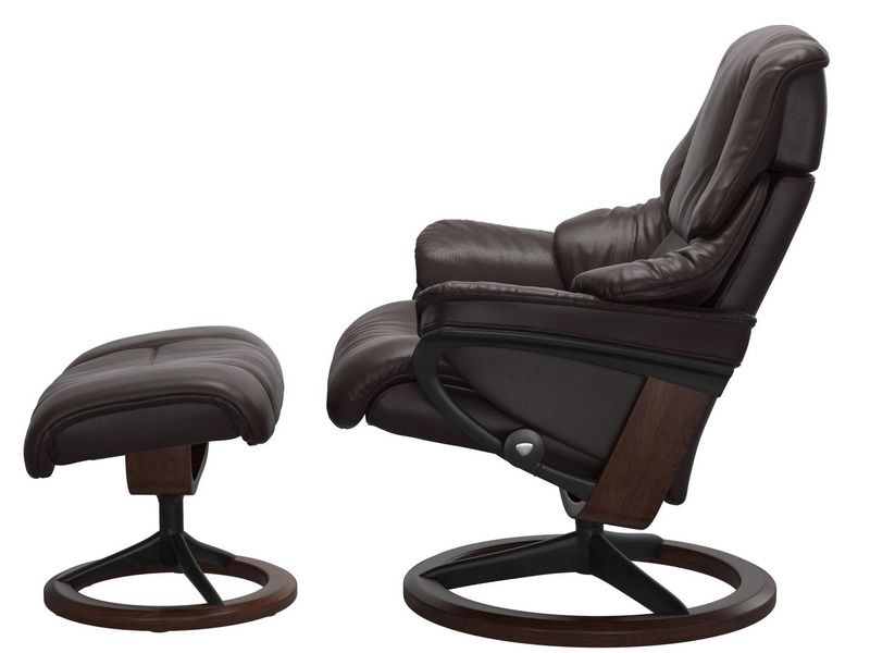 Stressless Reno (M) Signature Chair with Footstool 