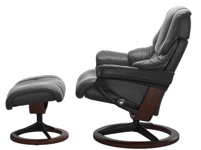Stressless Reno (M) Signature Chair with Footstool 
